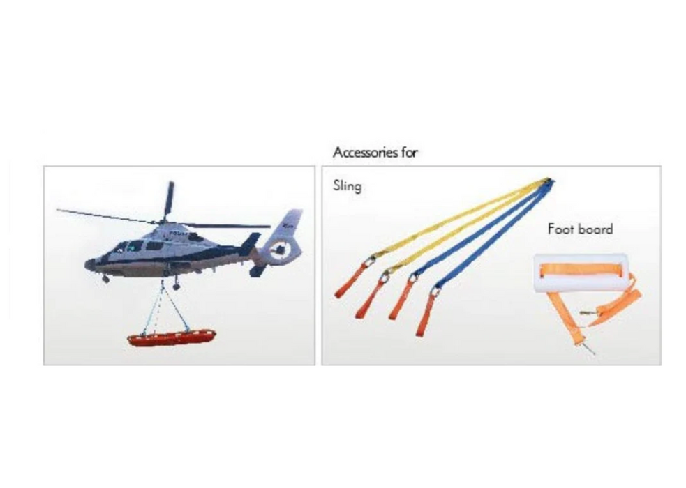 EMERGENCY WILD RESCUE SPLIT-APART BASKET STRETCHER BSS-8A1